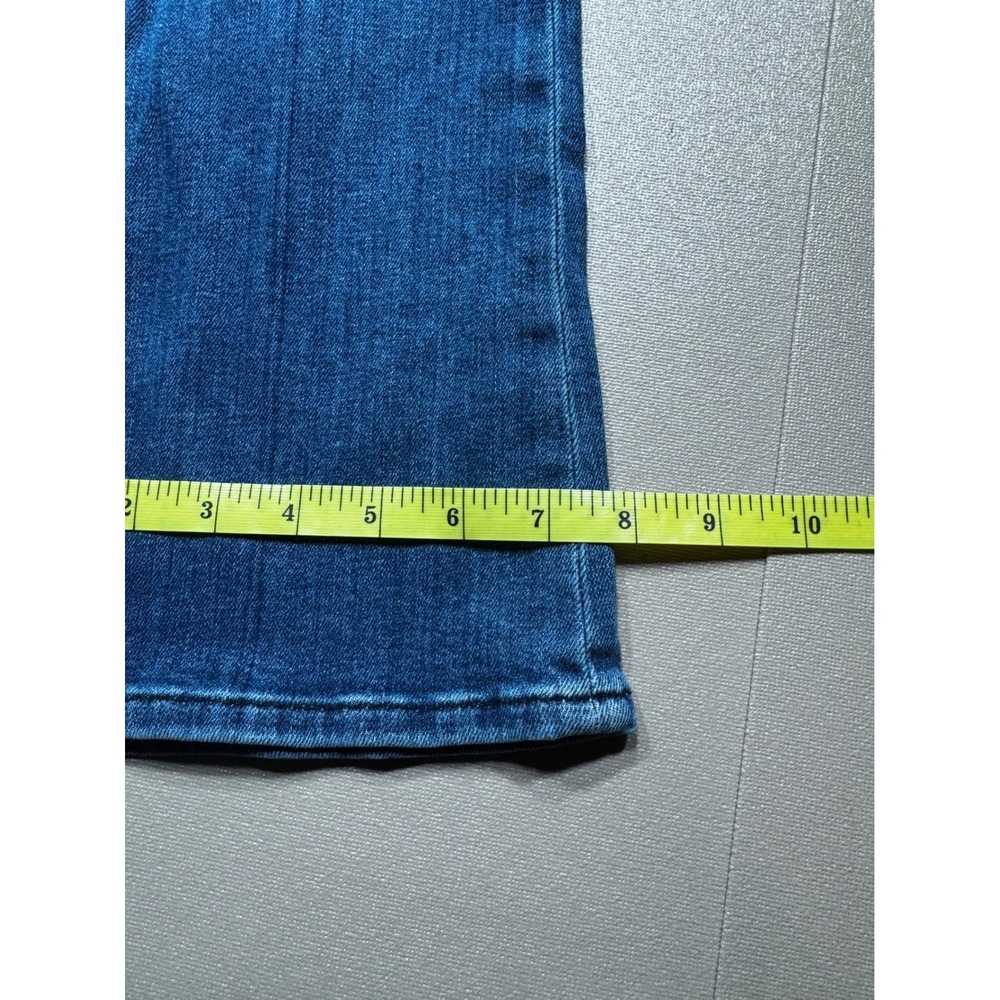 FRAME Le Crop‎ Mini Boot Jeans Medium Wash Blue Denim Women Size 25 - Picture 2 of 8